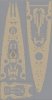 Pontos 35014WD1 DKM Tirpitz Wooden Deck set (1:350)